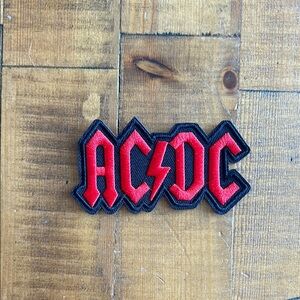 AC/DC Red and Black Patch